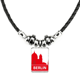 thumbnail image 1 of berlín alemania rojo patron de referencia collar a mano colgante de cuerda de cuero Unbranded M, 1 of 3