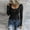 Black, variant on haxmnou women long sleeve henley t shirts button down slim fit tops ribbed shirts blouse coffee l