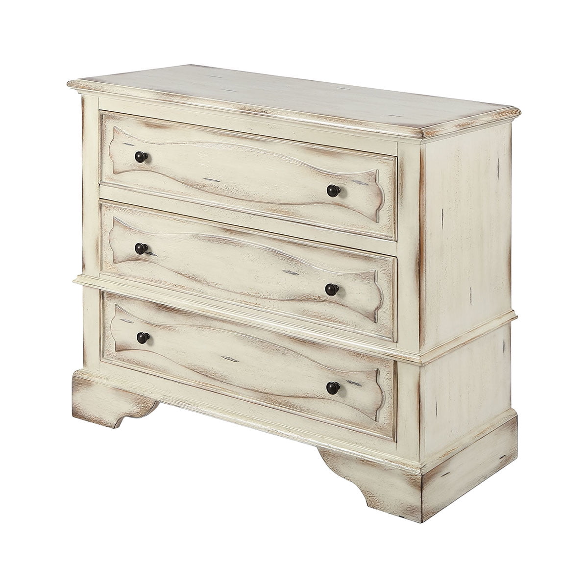 Marsden 3Drawer Chest in Antique White