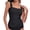 Black Polka Dot, variant on RELLECIGA Women's Bandeau Ruched Tankini Top Swimsuits Modest Bathing Suits