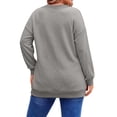 thumbnail image 5 of Fantaslook Waffle Knit Sweatshirts for Women Long Sleeve V Neck Sweater Shirts Pullover Casual Outfits Fall Tops, 5 of 11