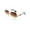 Bronze, variant on FEISEDY Classic Rimless Sunglasses Women Metal Frame Diamond Cutting Lens Sun Glasses B2567