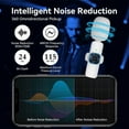 thumbnail image 3 of XINNIUT Wireless Lavalier Microphones with Noise Cancellation for iPhone - 2 Mini Mics for Youtube Podcast Interview Vlog Livestreaming, 3 of 7