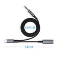 thumbnail image 2 of Cable auxiliar USB C a 3,5 mm con cargador, Cable de audio para auriculares estéreo de automóvil 2 en 1 USB C a 3,5 mm con adaptador de carga, 2 of 5