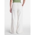 thumbnail image 4 of Time and Tru Women's High Rise Drapey Pleated Wide Leg Jeans, 30" Inseam, Sizes XS-XXXL, 4 of 6