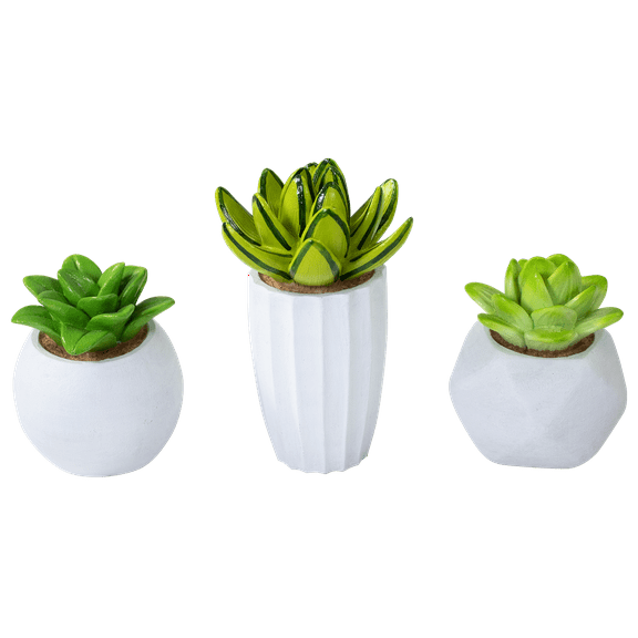 Succulent Decor Aquarium Resin Decorations for Fish Tanks - Size Small - Selection Will Vary