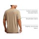 thumbnail image 4 of Remera Clásica CRZ YOGA para Hombre en Algodón y Poliéster XL, 4 of 5