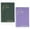 Dark Green & Purple, variant on 2 Pcs 20-Page Vow Books His and Hers, Bride & Groom Wedding Vow Books with Gold Foil Lettering, Wedding Vow Booklet Officiant Journal for Ceremony Keepsake (A6, White & Black)