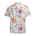 thumbnail image 3 of High Quality Hawaiian Shirts for Men Short Sleeve Aloha Beach Shirt Floral Summer Casual Button Down Shirts Blouses O29HQI, 3 of 7