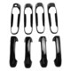 thumbnail image 2 of Car Door Handle Cover Exterior Door Handle Trim Glossy Black, 2 of 5