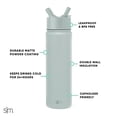 thumbnail image 2 of Botella de agua Simple Modern Summit con aislamiento al vacío con pajita, 2 of 6