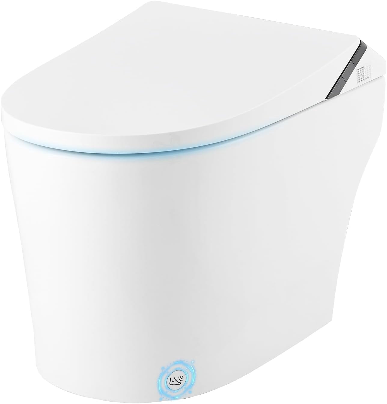 Acekid Bidet Toilet One Piece Tankless Smart Toilet Warm Water Sprayer Dryer Built-In Bidet Heated Seat Foot Sens