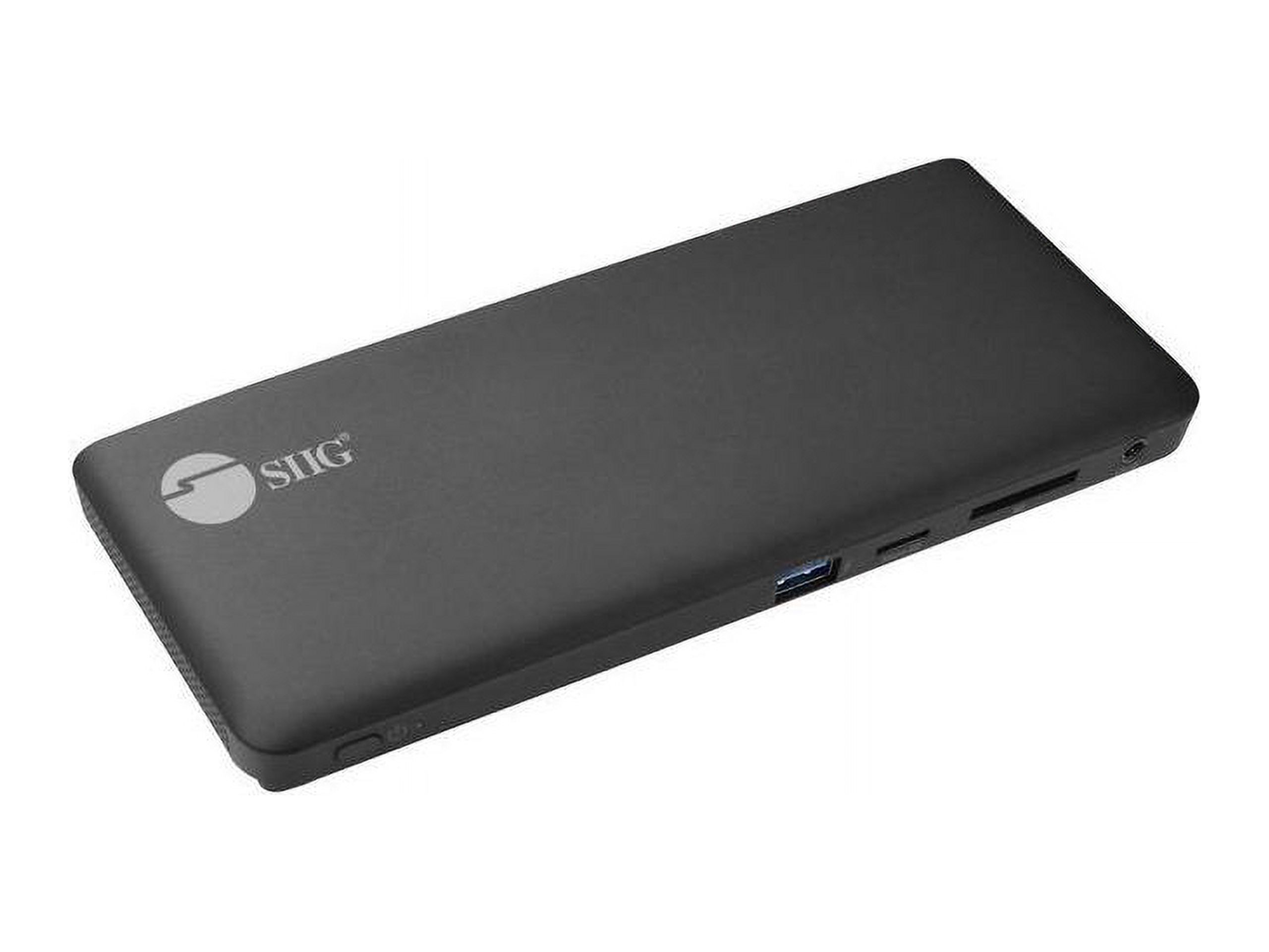 SIIG USB-C Triple Video MST Docking Station with PD JUDK0R11S1