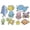 BT101, variant on Marine Life Crystal Bright Diamond Painting Set, Children's Diamond Art 6-12 Year Old Girls' Art and Handicrafts, DIY Children's Cartoon Diamond Stickers