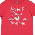 thumbnail image 4 of Inktastic Nana and Papa Love Me- Heart Grandchild Boys or Girls Toddler T-Shirt, 4 of 5