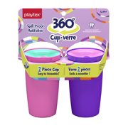 Playtex Sipsters 360 Spoutless Girl 10 oz Cup, 2 Pk