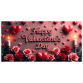 thumbnail image 2 of LUUFILx Valentine's Day Backdrop Banner for Party Background Decorations Romantic Celebration Photography Props Valentines Decors, 2 of 9