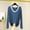 Navy, variant on Liweisiy Women's V Neck Pajama Shirts Long Sleeve Relaxed Fit Cooling Lightweight Tops Summer Casual Bassic Sleepwear Pink XL