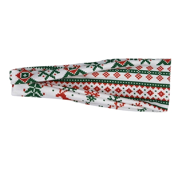 Luoshdecor Christmas Headbands for Men and Women-Quick Drying and Non-Slip,Sports Headbands for Basketball, Yoga, Exercise, Workout