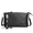 Black, variant on Jiibva Women Lady Leather Zipper Crossbody Handbags Shoulder Bag Female Tassel Bags Satchel with Adjustable Strap
