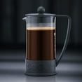 thumbnail image 4 of Bodum Brazil French Press Coffee Maker with Borosilicate Glass Carafe, 12 Ounce, Black, 4 of 9