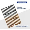 thumbnail image 3 of 16.5" Cast Iron Cooking Grates for Charbroil Smoke Hollow, Grill Grates Replacement Parts for Gas Grill Model Smoke Hollow PS9900, 7000CGS, Charbroil 463722315 463722313 463750914, 3 of 6