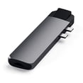 thumbnail image 3 of Satechi Type-C Pro Hub Adapter with Ethernet - 4K HDMI, USB-C PD, Gigabit Ethernet, USB 3.0, Micro SD Card Slot (Space Gray), 3 of 7