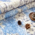 thumbnail image 6 of Cydiria Modern, Distressed Vintage Faux Wool Area Rug, 6' x 9', Blue, 6 of 8
