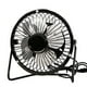 thumbnail image 1 of FELTECHELECTR Mini ventilador de mesa USB de 4 pulgadas, portátil, de alta velocidad, para dormitorio, oficina (negro), 1 of 7