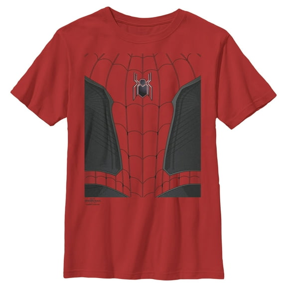 Boy's Marvel Spider-Man: No Way Home New Suit  Graphic Tee Red X Small