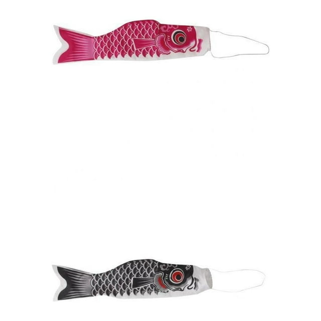 2x 40cm Carpa Japonesa Windsock Streamer Fish Flags Kite Nobori Koinobori