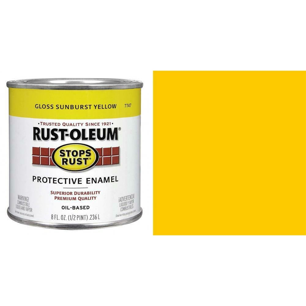 RustOleum 7747730 High Performance 1/2 Pint Pint, Gloss Sunburst