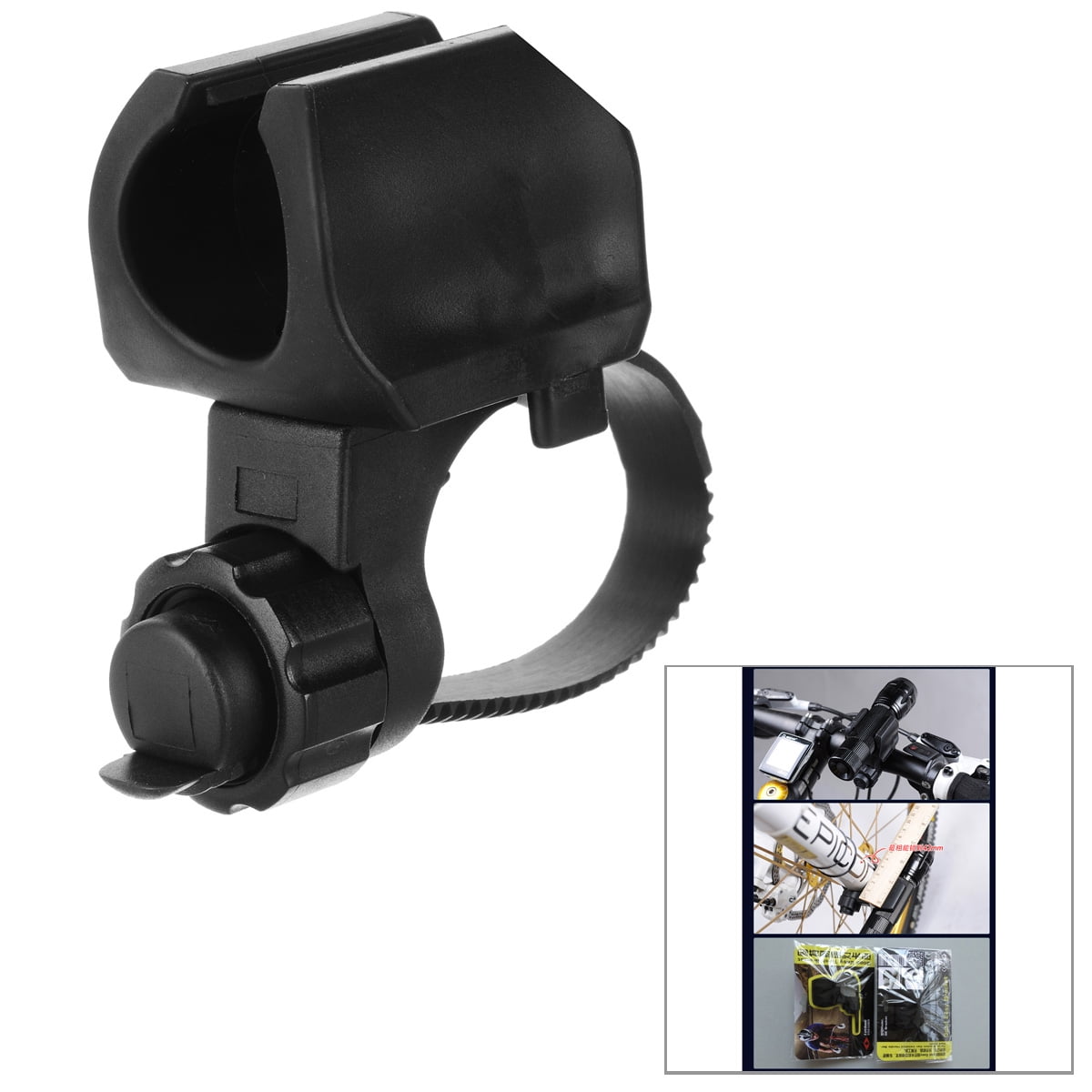 Bike Clamp Mount Bicycle Light Flashlight Torch Lamp Mount Clamp Stand