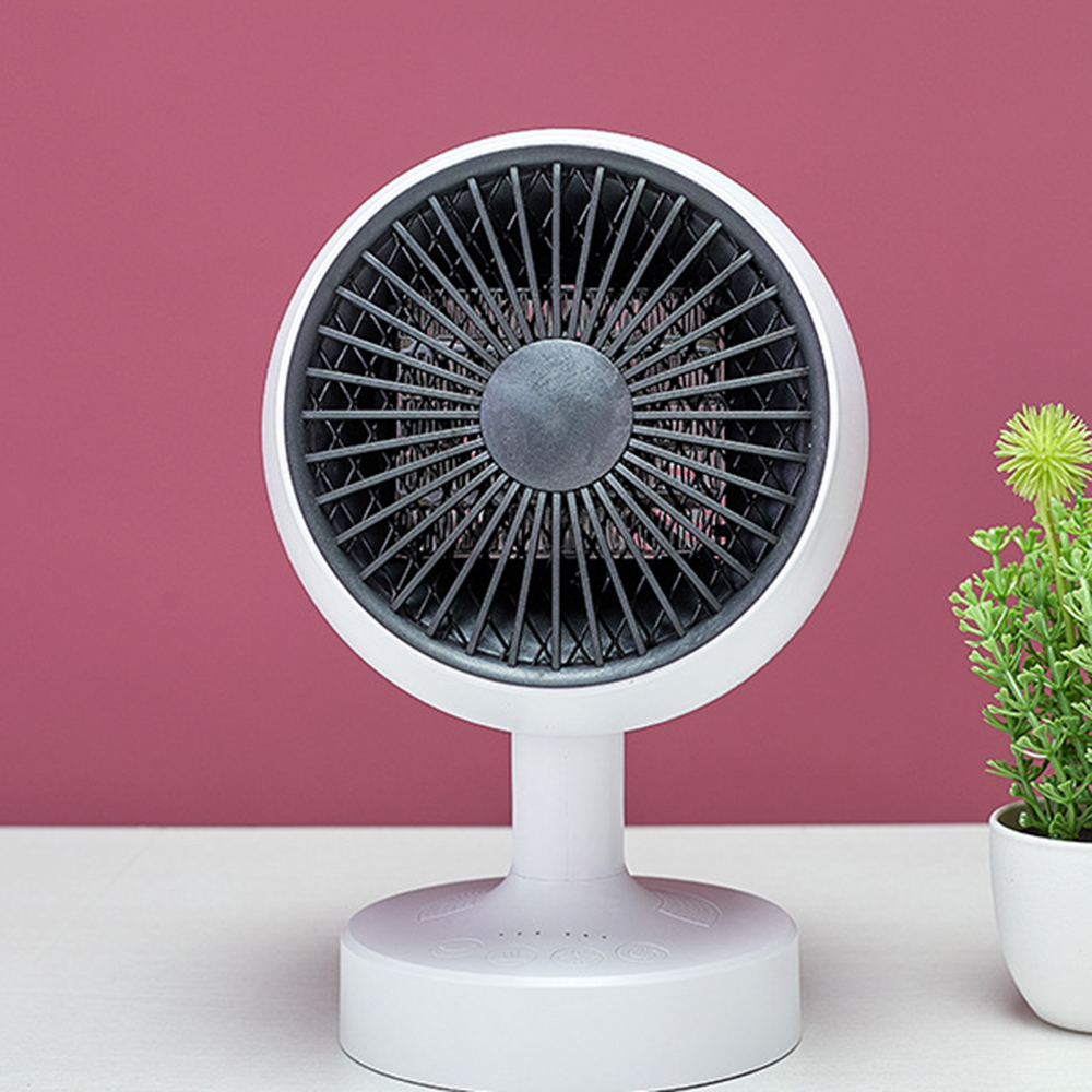 2 in 1 Portable Heater Fan Combo 3 Wind Speeds DeskHigh Output Fan for