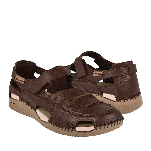 SANDALIAS DAMA LOBO SOLO 1766 PIEL CAFÉ