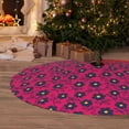 thumbnail image 6 of Sikiie Floral Colorful 30-48 inches {designName} Print Christmas Tree Skirt Snowman Xmas Tree Skirt with Edge Christmas Decorations for Holiday Party-30", 6 of 7