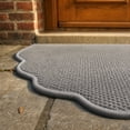 thumbnail image 5 of Door Mat 36" x 24", Half Circle Non Slip Washable Entry Rug, Low Profile Absorbent Doormat for Front Door, Back Door, Entryway, Kitchen – Soft Semicircle Indoor Floor Mat, 5 of 7