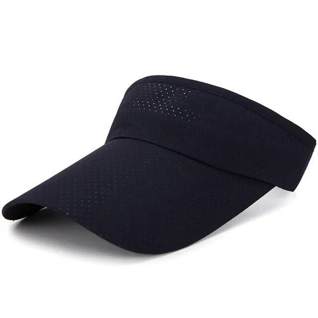 LinYooLi Summer Breathable Air Sun Hats Men Women Adjustable Visor UV Protection Top Empty Solid Sports Tennis Golf Running Sunscreen Cap