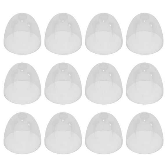 ELAYARD 12Pcs Bottle Dome Caps: Secure Sealing Lids for Baby Bottle Replacement Parts