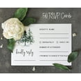 thumbnail image 5 of Inkdotpot 50 Blank RSVP Cards With White Envelopes Pine Tree 4"x6" Response Cards-RSVP Reply Card For Wedding-Bridal Shower-Baby Shower-Rehearsal Dinner, 5 of 7