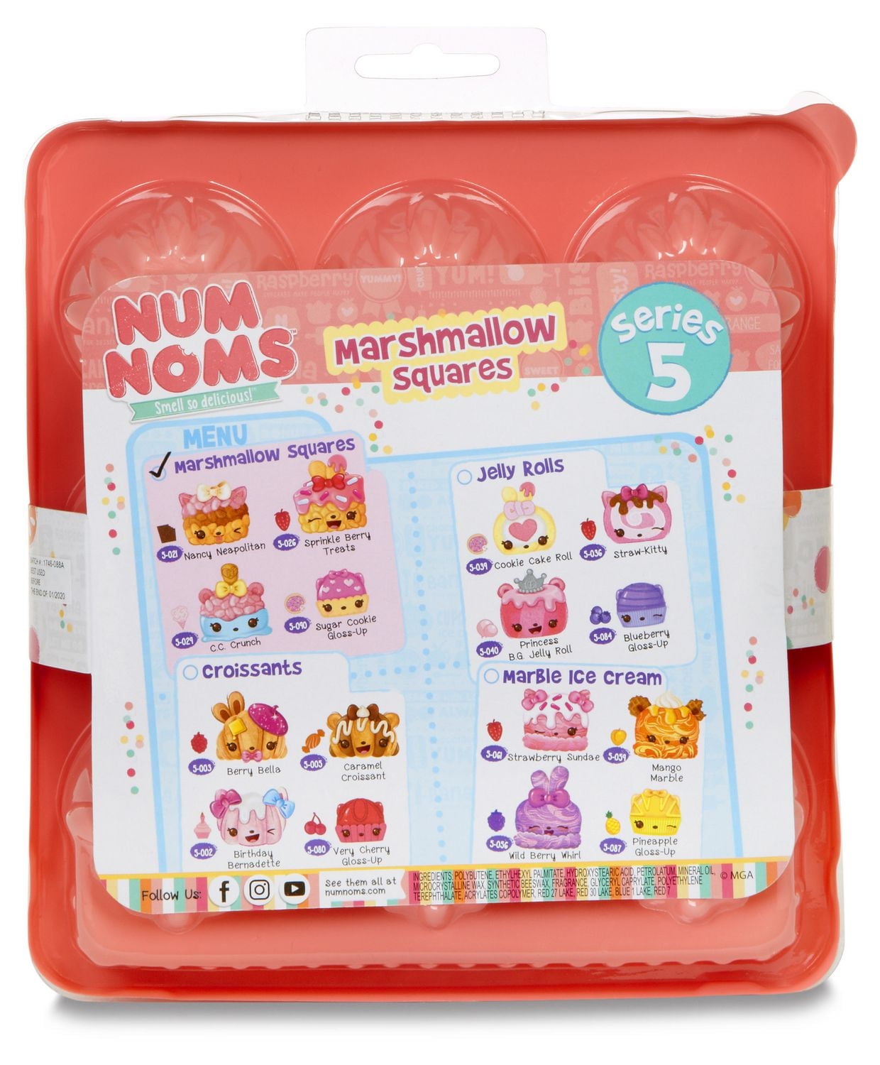 Num Noms Starter Pack Series 5- Marshmallow Squares