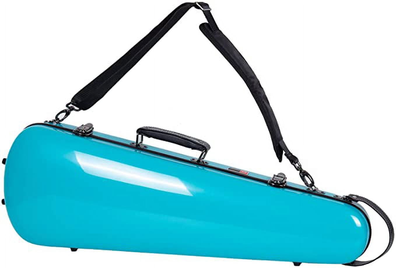 Crossrock 4/4 Size Violin Fiberglass Case with High Quality Velvet Lining