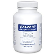 Pure Encapsulations Bacopa Monnieri | Supplement for Brain, Memory, Concentration, and Stress Support* | 180 Capsules