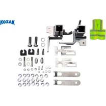 KOZAK Bumper Deer Moose Brush Guard Brackets Mounting Hardware Set Compatible with Volvo VNL 2018 