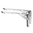 thumbnail image 4 of Soportes De Estante Plegables De 8 Pulgadas, Soporte Plegable De Acero Inoxidable Resistente, Soportes Plegables Diy Montados En La Pared Para Mesa, Escritorio, Banco De Trabajo 1 Par Methold HA024806-03, 4 of 5