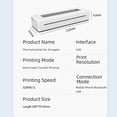 thumbnail image 4 of Impresora inalámbrica sin tinta de preparora portátil es compatible con la impresora de Papel Térmico Bt5.1 Inter, 4 of 7