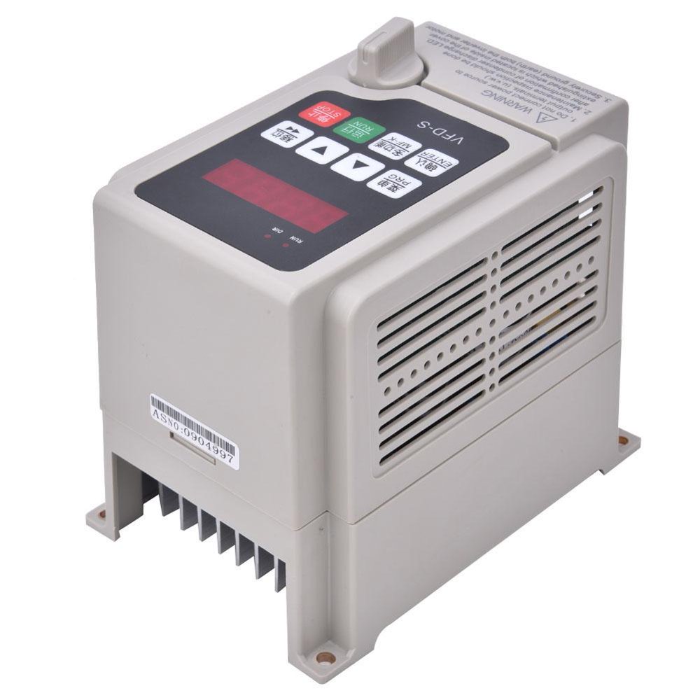 Tebru Frequency Converter, 380V Frequency Converter 3Phase Input 3