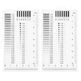 thumbnail image 1 of Miangastore 2 Pcs High-Precision Transparent Crack Width Ruler Scratch And Spot Appearance Inspection Ruler Crack Width Gauge For Construction, 1 of 9
