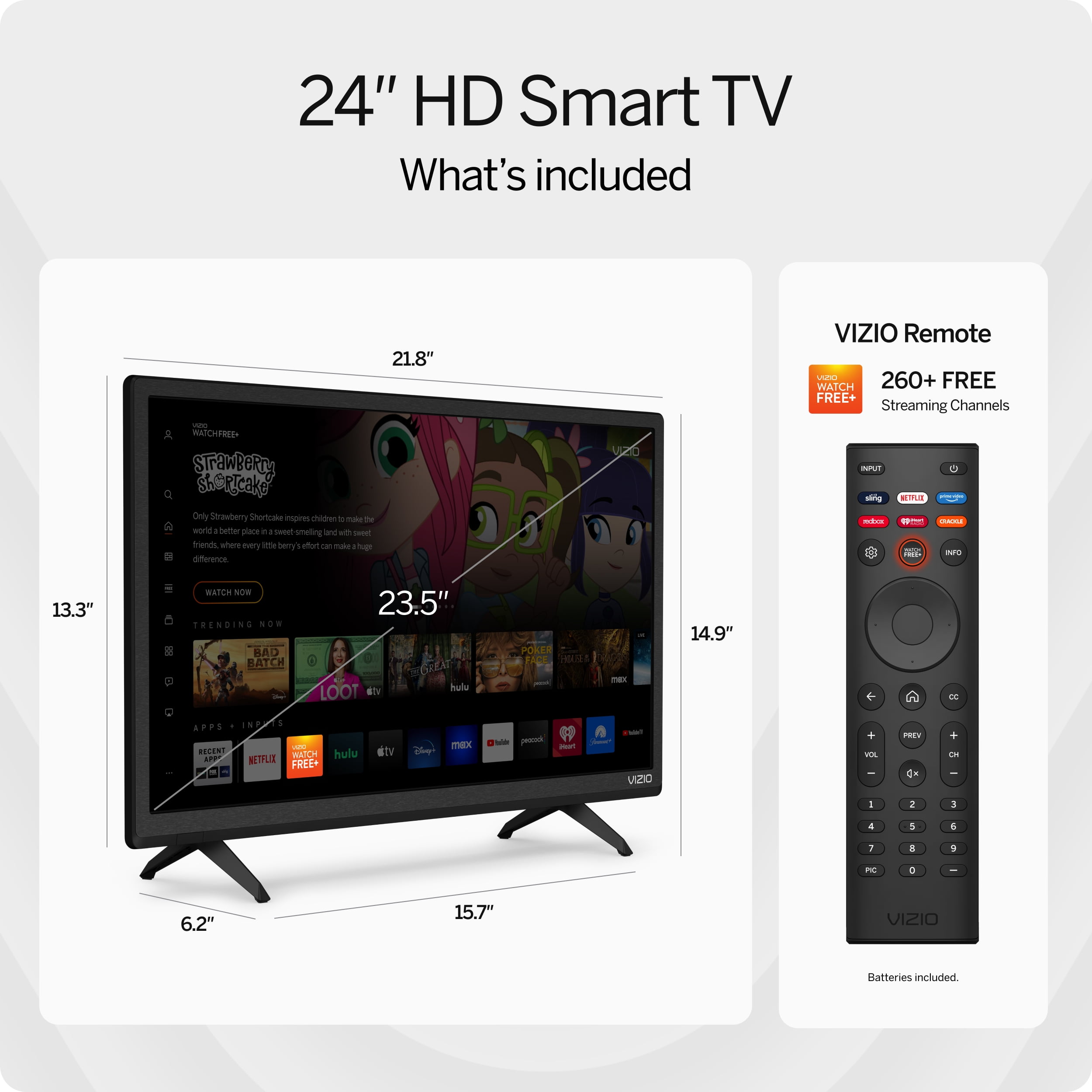 VIZIO 24" Class DSeries HD LED Smart TV D24hJ09 Best Deals and Price