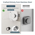 thumbnail image 4 of Retractable Clothesline 13.8ft  304 Stainless Steel Non-sagging Indoor Outdoor Clothes Line Rustproof Heavy Duty Drying Laundry Screw Wall Mounted For Bathroom Chrome, 4 of 7